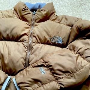 The North Face puffer jacket.